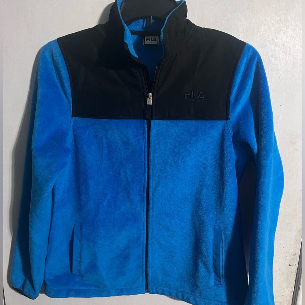 Fila Blue and Black Puffer Jacket